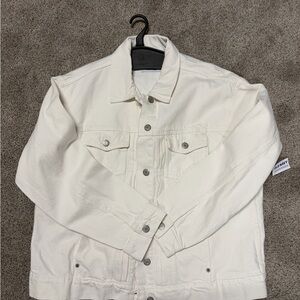 Old Navy White Denim Jacket